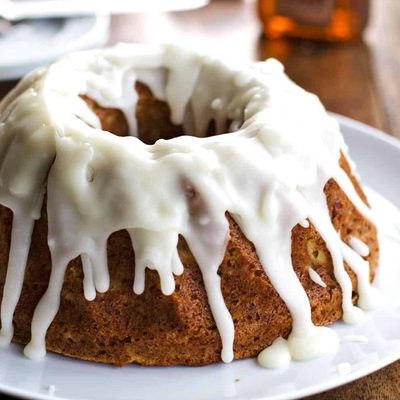 Whole Wheat Honey Apple Bundt Cake | pinchofyum.com