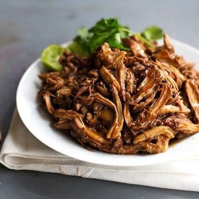 Honey Glazed Crockpot Chicken Adobo - simple pantry ingredients, hardly any hands-on time, 200 calories. | https://science-daily.online