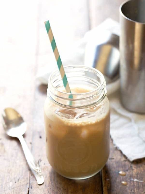 Milk and Honey Iced Coffee and a giveaway for a beautiful Nespresso Virtuoline System | pinchofyum.com