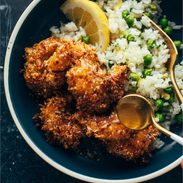 Baked coconut shrimp pin