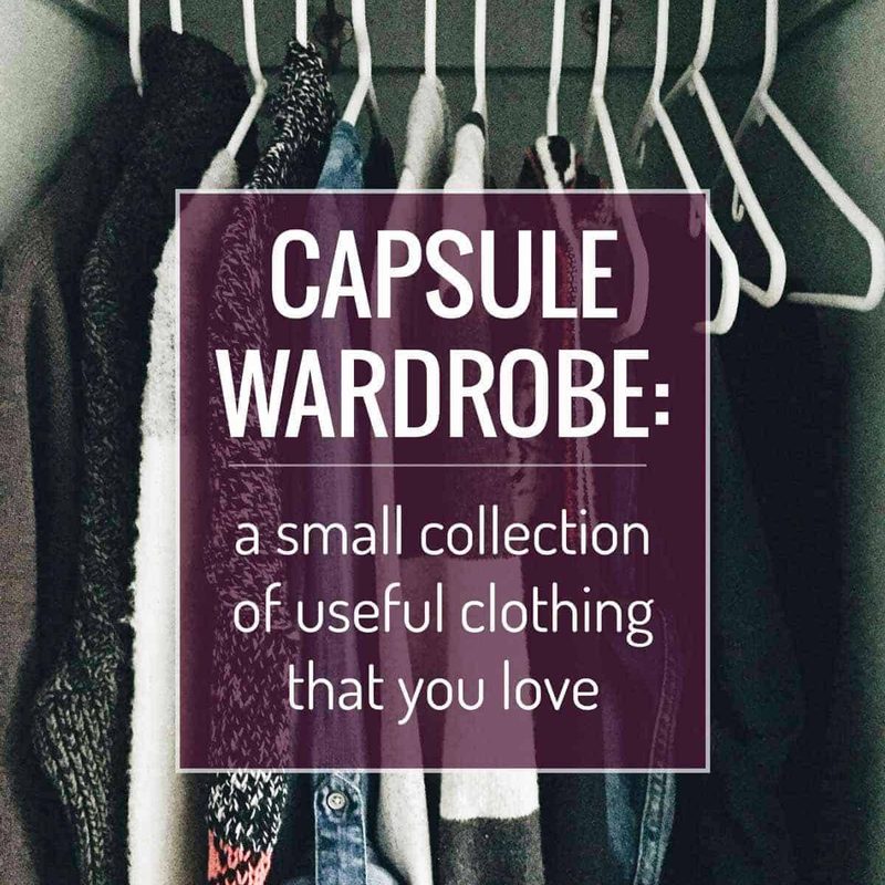 How to start a capsule wardrobe.