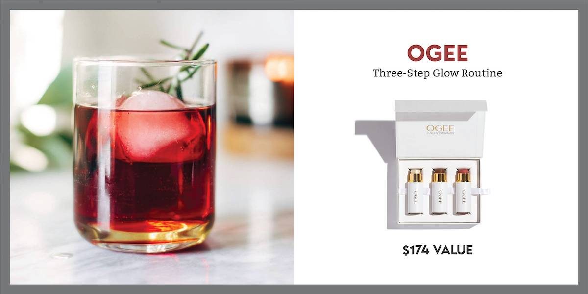 Ogee prize with Merry Mocktail.