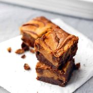 A picture of Peanut Butter Cheesecake Brownies