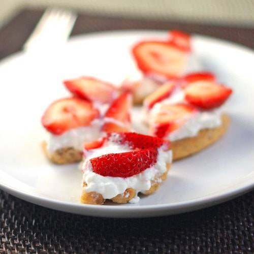 Waffle Berry Stacks Waffle Berry Stacks on a plate