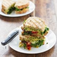 Avocado Veggie Panini - Pinch of Yum