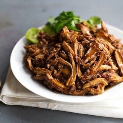 Honey Glazed Crockpot Chicken Adobo - simple pantry ingredients, hardly any hands-on time, 200 calories. | https://science-daily.online