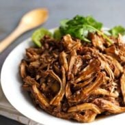 Honey Glazed Crockpot Chicken Adobo - simple pantry ingredients, hardly any hands-on time, 200 calories. | https://science-daily.online