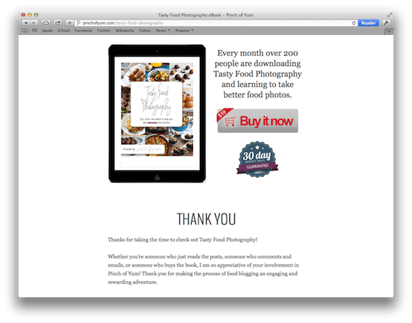 Below the Fold - Final Content on Sales Page.