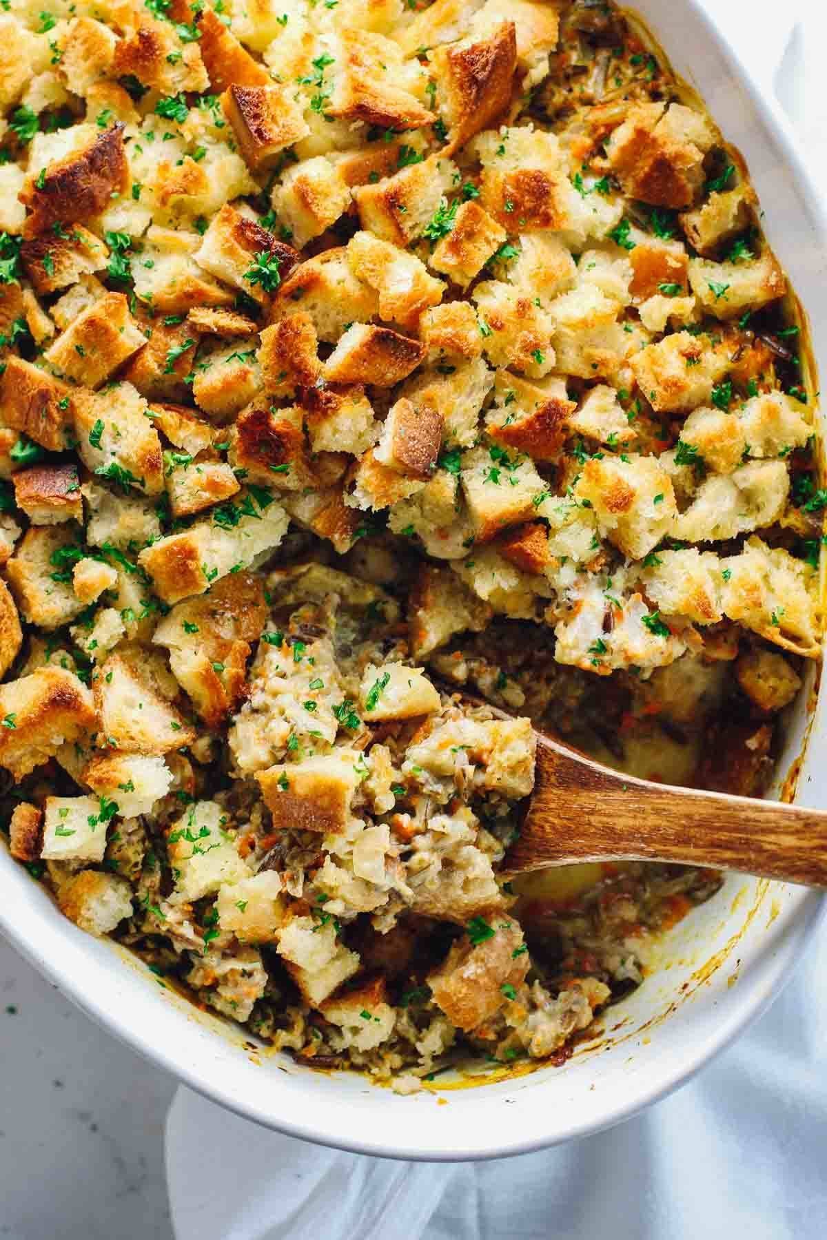 Chicken Wild rice casserole.