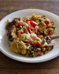 A picture of Southwestern Quinoa and Black Bean Casserole